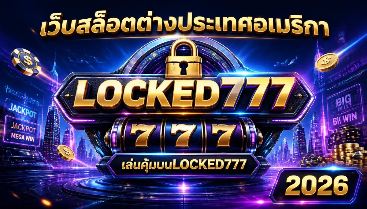 เว็บสล็อตต่างประเทศอเมริกา เล่นคุ้มบน locked777 ดีที่สุด 2026